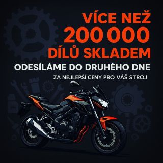 🔥 200 000 dílů skladem! 🚀 Odesíláme do druhého dne 💰 Skvělé ceny pro všechny motorkáře 🛠️ Najdi to, co tvoje motorka...